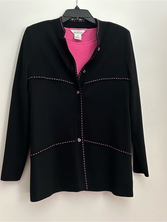 Misook Jackets & Blazers - Black and Pink Jacket